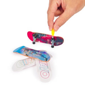 TECH DECK PACHET 4 PIESE FINGERBOARD GUSTAVO 9.6CM - Img 4