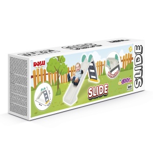 Tobogan alb + gri, 72x133x45 cm - Dolu - Img 2