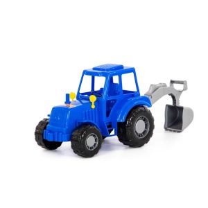 Tractor-excavator - Altay, 28.5x17x22 cm, Polesie - Img 1