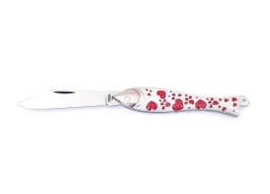 Briceag Mikov Rybicka Fish Knife maner inimioare pictat manual - Img 3