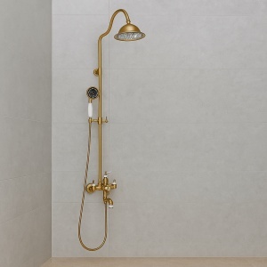 Coloana Dus, Alama Sanitara, Auriu, WZY/310/B - Img 1