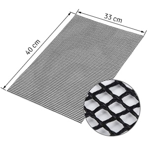 Covoras antiaderent din teflon pentru gatitul pe gratar, reutilizabil, lavabil, 40 x 33 cm - Img 3