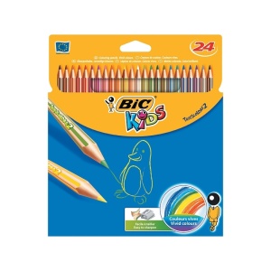 Creioane colorate Tropicolors set 24 - BIC - Img 1
