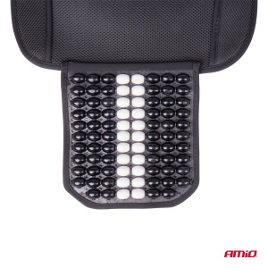 Husa scaun auto cu bile de masaj, suport lombar si tetiera, dimensiuni 131 x 46 cm, culoare Neagra - Img 9