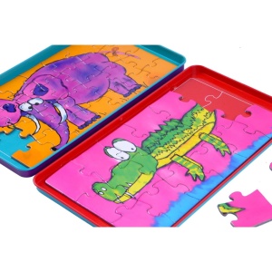 Joc magnetic - Puzzle cu Animale - Img 2