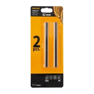 Lama dubla pentru rindea electrica 82 mm, set 2 bucati ROTOR - Img 2