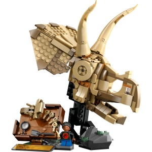 LEGO JURASSIC WORLD FOSILE DE DINOZAUR CRANIU DE TRICERATOPS 76969 - Img 2