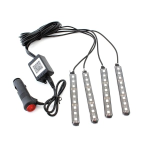 Lumini UnderCar LED - RGB pentru interior sau exterior cu Bluetooth - 12cm ZD65B - Img 2