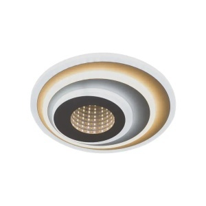 Lustra LED NEXA ROTUND 3D 38W, lumina Rece/Calda/Neutra, Alb - Img 2