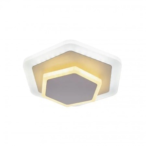Lustra LED SONIA 36W, lumina Rece/Neutra, Alb - Img 3