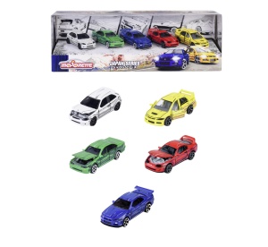 MAJORETTE JAPAN SERIES SET 5 MASINUTE SCARA 1:64 - Img 1