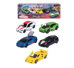 MAJORETTE SET 5 MASINI DIN METAL DREAMS ITALY - Img 1