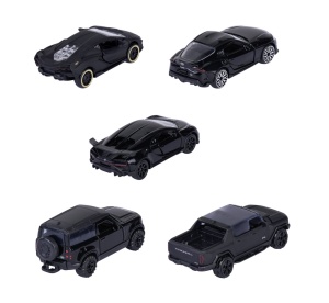 MAJORETTE SET 5 MASINUTE BLACK EDITION 2.0 GIFTPACK - Img 2