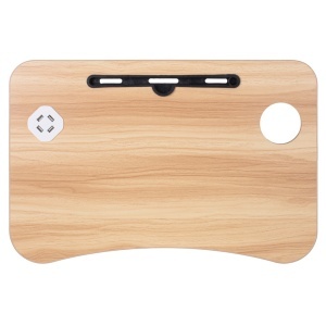 Masa pentru Laptop plianta din MDF, dimensiune 60 x 39,5 cm, cu USB, lampa si ventilator - Img 6