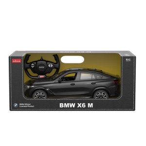 MASINA CU TELECOMANDA BMW X6 M NEGRU SCARA 1 LA 14 - Img 1
