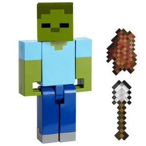 MINECRAFT CRAFT A BLOCK FIGURINA ZOMBI 8CM - Img 2