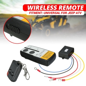 Modul cu 2 telecomenzi Wireless pentru actionare Troliu, destinatie Off-Road, ATV, SSV, QUAD (AVX-T290519-8) - Img 2