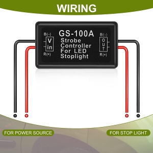 Modul Strobo Flash pentru lampa Stop Frana, alimentare 12V - 24V, auto, moto, camion - Img 5