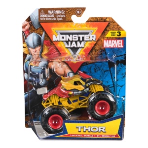 MONSTER JAM MARVEL CAMION GIGANT THOR SCARA 1 LA 64 - Img 1