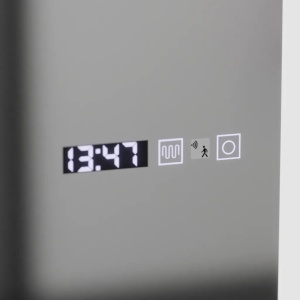 Oglinda LED Rectangulara, 45x140cm, Elena Senzor Radar Marcello, Sistem Dezaburire, Ceas & Termometru, Dimabila, Dressing Couture - Img 2