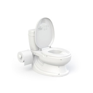 Olita tip WC, cu sunet, alb, 28x39x38cm - Dolu - Img 1