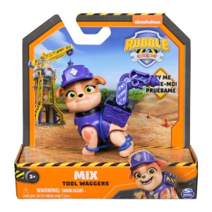 PATRULA CATELUSILOR RUBBLE AND CREW FIGURINA MIX 5CM - Img 1