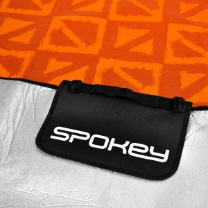 Patura picnic impermeabila 150x180 cm Spokey Picnic Apricot, captusita cu aluminiu - Img 4