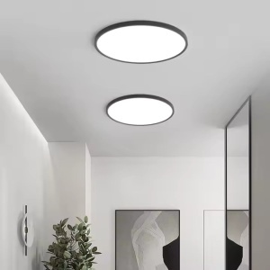 Plafoniera LED SOLIS 37cm 33W Lumina Neutra Negru - Img 3
