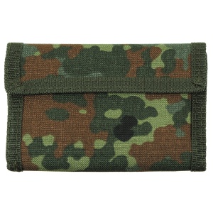 Portofel unisex, material textil, 14,5 x 10 x 1,5 cm, BW camo MFH - Img 1