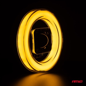 Proiector LED cu Angel Eye model AWL58, pozitie, semnalizare, faza lunga/scurta, pentru Off-Road, ATV, SSV, putere 45W, 8000lm, tensiune 9-36V, dimensiuni 114,5 x 114,5 x 52 mm - Img 5