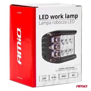 Proiector LED pentru Off-Road, ATV, SSV, culoare 6500K, cu doua functii, tensiune 9 - 36V, dimensiune, 110 x 75 mm - Img 10