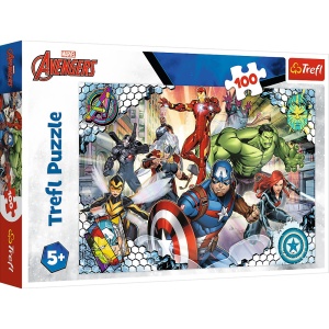 PUZZLE TREFL 100 AVENGERS RAZBUNATORII FAIMOSI - Img 1