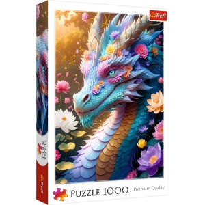 PUZZLE TREFL 1000 DRAGONUL COLORAT - Img 1