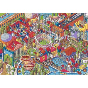 PUZZLE TREFL 1000 UFT EYE SPY ROMA - Img 2