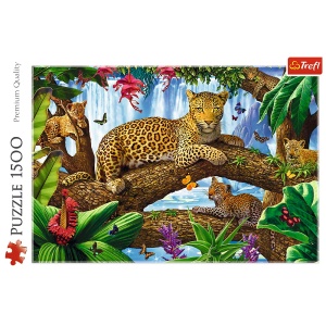 PUZZLE TREFL 1500 JAGUAR INTR-O PAUZA ODIHNITOARE - Img 3