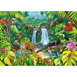PUZZLE TREFL 2000 PADUREA TROPICALA - Img 2