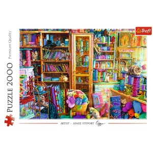 PUZZLE TREFL 2000 PARADISUL PISICUTELOR - Img 3