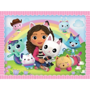 PUZZLE TREFL 2IN1 MEMO GABBYS DOLLHOUSE GABI SI PRIETENII EI - Img 2