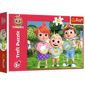 PUZZLE TREFL 30 COCOMELON SA NE JUCAM IMPREUNA - Img 1