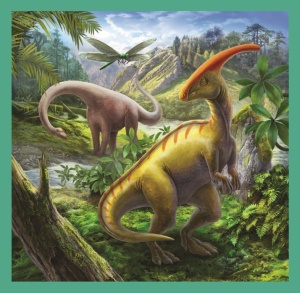 PUZZLE TREFL 3IN1 LUMEA EXTRAORDINARA A DINOZAURILOR - Img 4