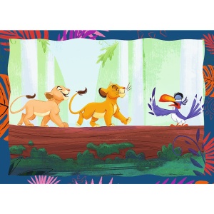 PUZZLE TREFL 4IN1 DISNEY REGELE LEU - Img 2