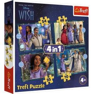 PUZZLE TREFL 4IN1 WISH VISELE DEVIN REALITATE - Img 1