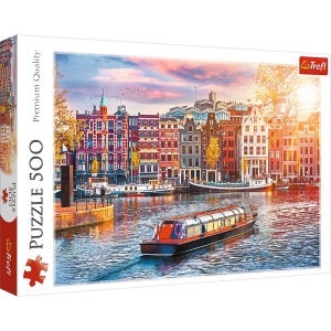 PUZZLE TREFL 500 AMSTERDAM - Img 1