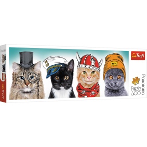 PUZZLE TREFL 500 PANORAMA O ECHIPA FLUFFY - Img 1