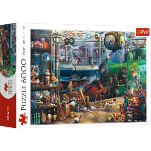 PUZZLE TREFL 6000 STATIA DE TREN - Img 1