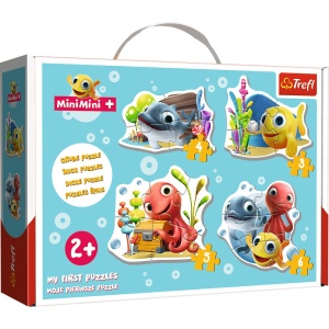 PUZZLE TREFL BABY CLASIC PESTISORUL MINIMINI 18 PIESE - Img 1