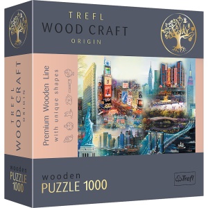 PUZZLE TREFL DIN LEMN 1000 PIESE NEW YORK - Img 1