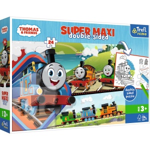 PUZZLE TREFL PRIMO 24 SUPER MAXI THOMAS SI PRIETENII - Img 1