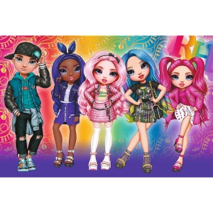 PUZZLE TREFL PRIMO SUPER SHAPE XXL 104 RAINBOW HIGH - Img 2