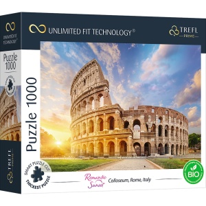 PUZZLE TREFL UFT 1000 COLLOSEUM ROMA - Img 1